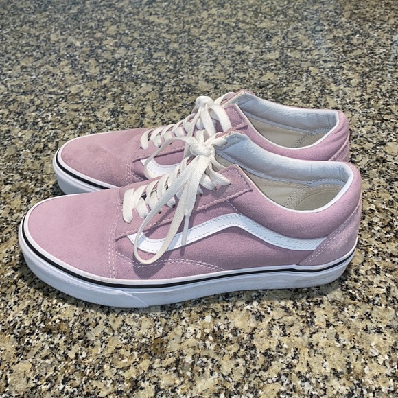 Old Skool Vans Suede and Canvas, in Lilac Purple, size Womens 9, Mens 7.5 - Picture 4 of 9